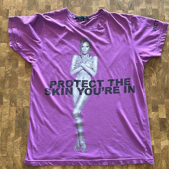 Marc Jacobs Other - MARC JACOBS Victoria Beckham / “Protect The Skin You’re In” T-shirt